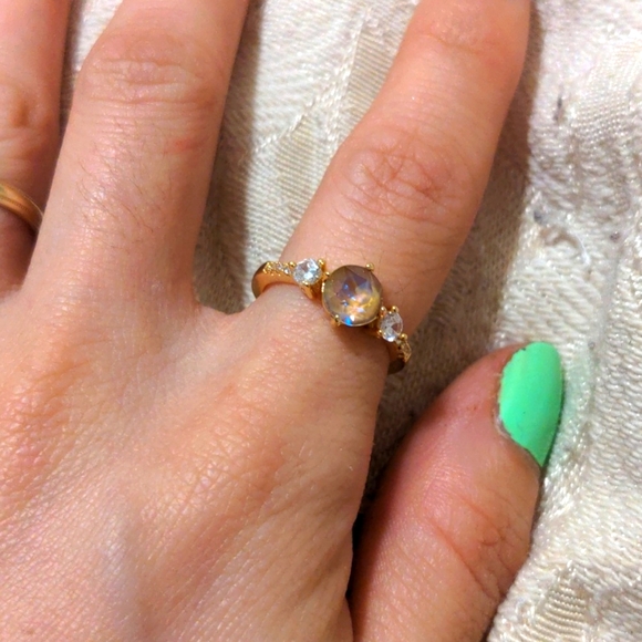 Crystal and gemstone ring - Picture 1 of 2
